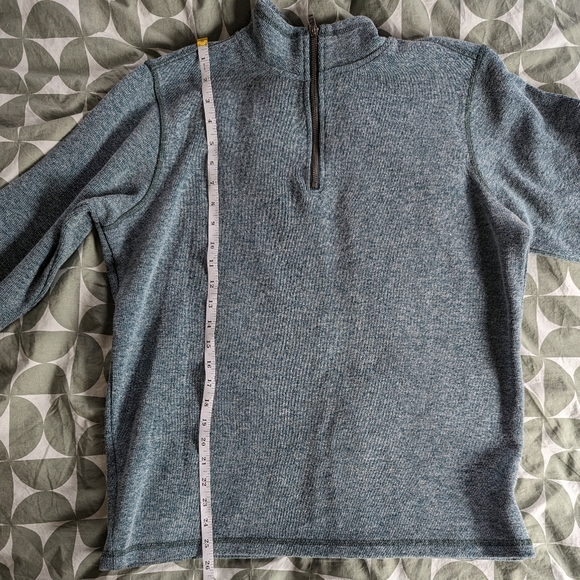Gap Half-Zip Pullover Blue/Green Men's Large - Picture 9 of 13